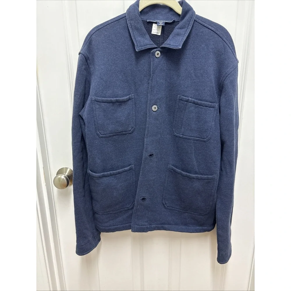 Ralph Lauren Lauren Murray's Toggery Navy 4 Pocket Chore Jacket - Size Medium
